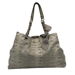 Kate Spade Silver Bows Art Lizard Maryanne Shoulder Bag